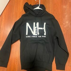 Black Graphic Hoodie
